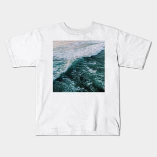 Stormy Ocean Waves Kids T-Shirt